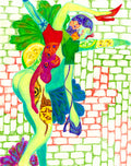 dancing on the wall